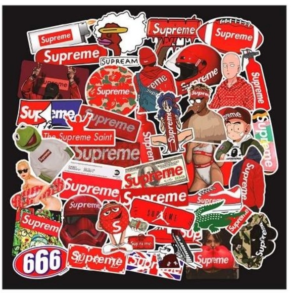 Supreme Other - Nwt 25 Supreme vinyl stickers.
